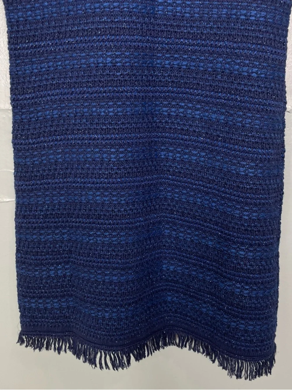 Lilly‎ Pulitzer Beckington Mini Sweater Dress Tweed Navy Blue Women Small